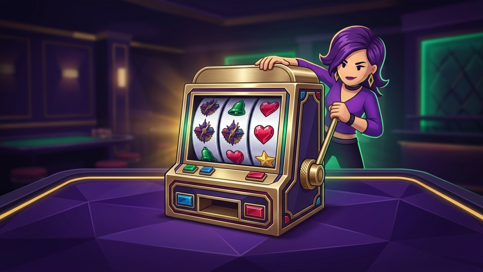 Rolling Slots Casino: Illustrativ scen; Betyg: 9.4/10; Licens: Curacao Gaming Control Board